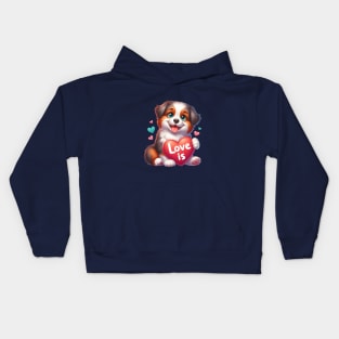 Australian Shepherd Kids Kids Hoodie